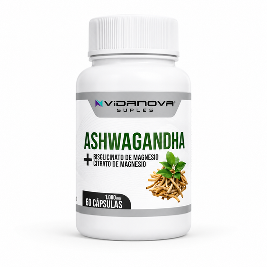 Ashwagandha + Magnesio 1000mg 60 CAPS